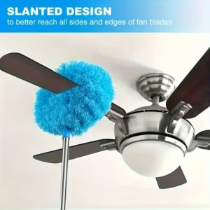 Multifunctional Microfiber Duster with Extendable Pole