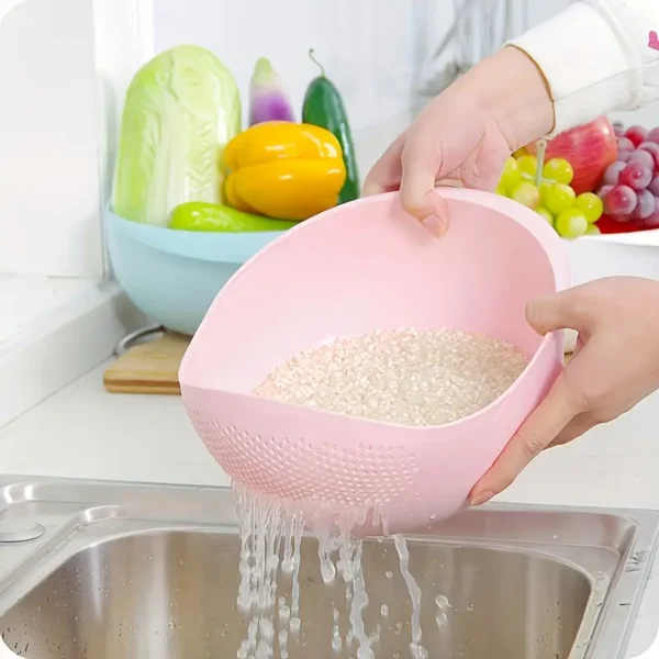 Multifunctional plastic washing bowl - Image 4
