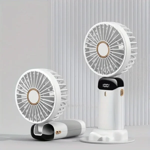 A Portable Mini Fan with an LED Display - Image 6