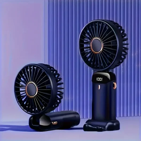 A Portable Mini Fan with an LED Display - Image 4